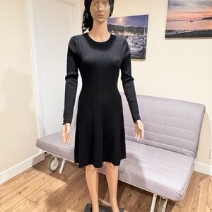 Tommy Elegant Black Knit Dress